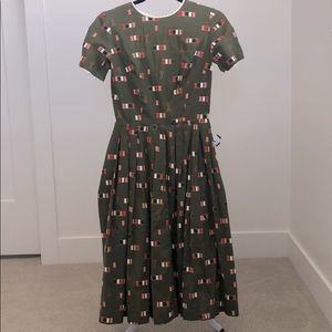 Vintage pleated dress